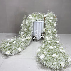 TOPTEN TR017 artificial flower runner 200*30cm for wedding event decoration