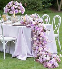 TOPTEN TR016 Artificial Flower Runner 200*40cm for Wedding Event Decoration