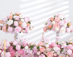 TOPTEN TR016 Artificial Flower Runner 200*40cm for Wedding Event Decoration