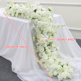 TOPTEN TR016 Artificial Flower Runner 200*40cm for Wedding Event Decoration