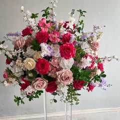 TOPTEN FB008 Artificial Flower Centerpiece for Wedding Event Decoration