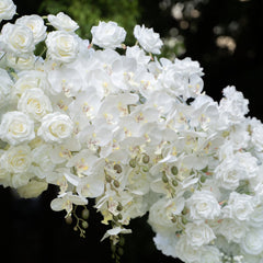 TOPTEN AR021 Circle Shape Artificial Flower Arch for Wedding Events to Decoration