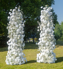 TOPTEN AR027 Background Artificial Flower 2.2*2.2m Arch for Wedding Events Decor