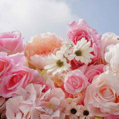TOPTEN FW007 Artificial Flower Wall 8*8ft for Wedding Party Event Decoration
