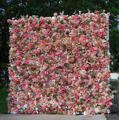 TOPTEN FW028 Artificial Flower Wall 8*8ft for Wedding Party Events Decoration