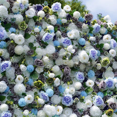 TOPTEN FW019 Artificial Flower Wall 8*8ft for Wedding Party Event Decoration