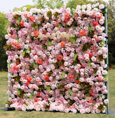 TOPTEN FW023 Artificial Flower Wall 8*8ft for Wedding Party Events Decoration