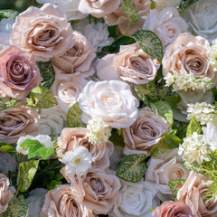 TOPTEN FW022 Artificial Flower Wall 8*8ft for Wedding Party Events Decoration