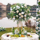 TOPTEN FB010 Artificial Flower Centerpiece for Wedding Event Decoration