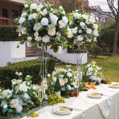 TOPTEN FB010 Artificial Flower Centerpiece for Wedding Event Decoration