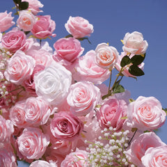 TOPTEN AR016 Heart-shaped Artificial Flower Arch for Wedding Events to Decoration
