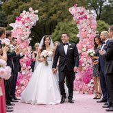 TOPTEN AR028 Artificial Flower 2.1*2.1m Arch for Wedding Events Decor