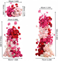 TOPTEN BG003 Background Artificial Arch Flower for Wedding&Events Decor
