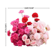 TOPTEN BG003 Background Artificial Arch Flower for Wedding&Events Decor