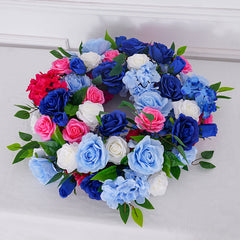 TOPTEN silk flower arrangement wreath for wedding event decoration