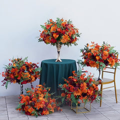 TOPTEN FB015 Artificial Flower Centerpiece for Wedding Event Decoration