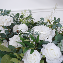 TOPTEN TR019 Artificial Flower Table Runner 240*50cm for Wedding and Events Decoration