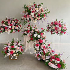 TOPTEN FB008 Artificial Flower Centerpiece for Wedding Event Decoration