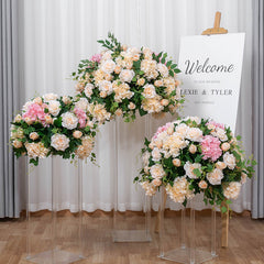 TOPTEN FB007 Artificial Flower Centerpiece for Wedding Event Decoration