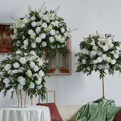 TOPTEN FB002 Artificial Flower Centerpiece for Wedding Event Decoration