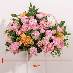 TOPTEN FB007 Artificial Flower Centerpiece for Wedding Event Decoration