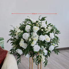 TOPTEN FB002 Artificial Flower Centerpiece for Wedding Event Decoration