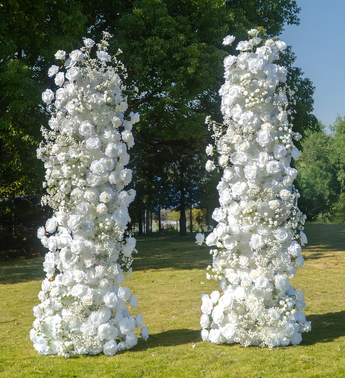 TOPTEN AR027 Background Artificial Flower 2.2*2.2m Arch for Wedding Events Decor