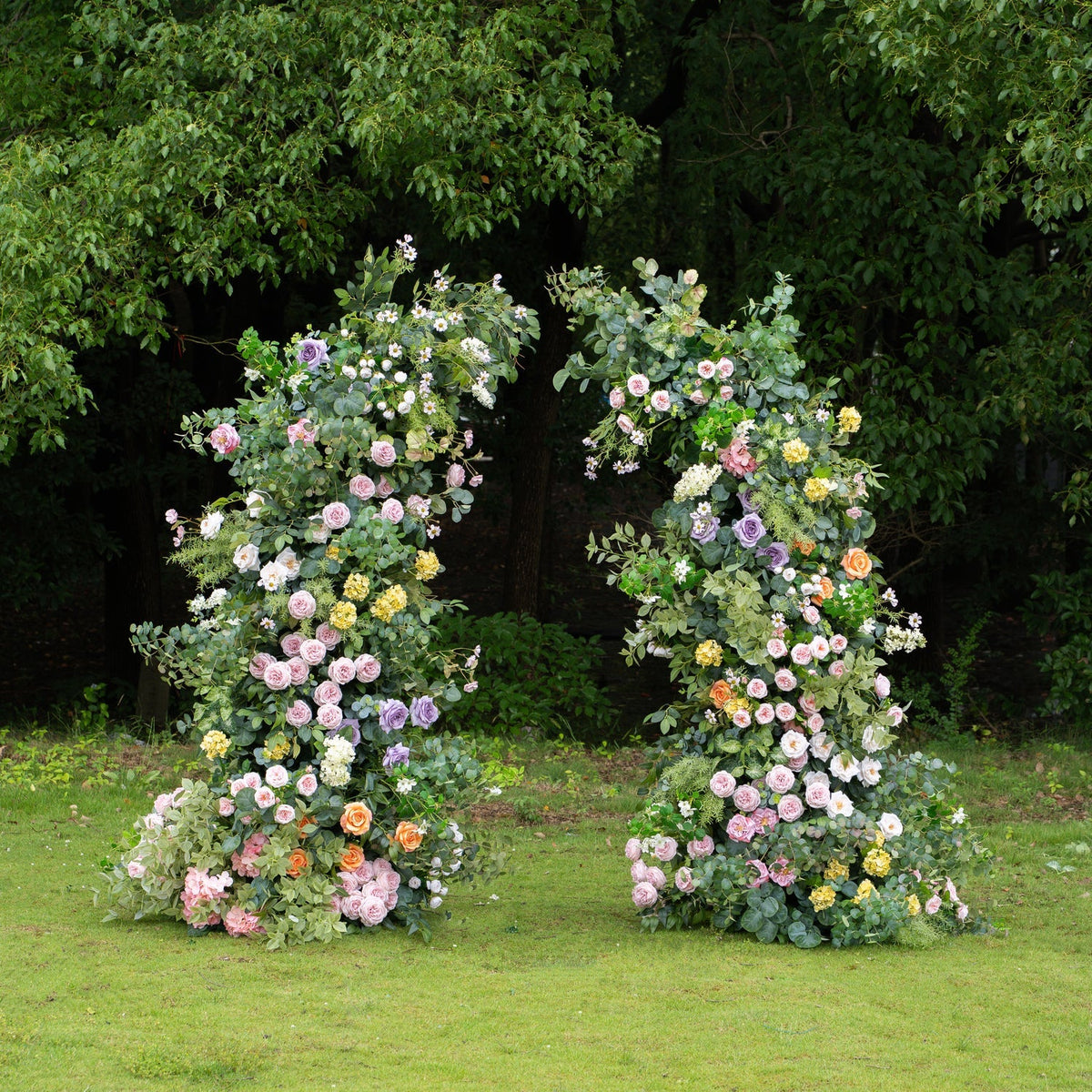 TOPTEN AR012 Artificial Flower 2.2*2.2m Arch for Wedding Events Decor