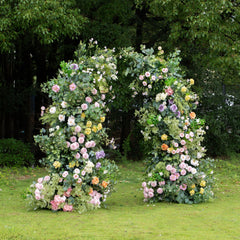 TOPTEN AR012 Artificial Flower 2.2*2.2m Arch for Wedding Events Decor