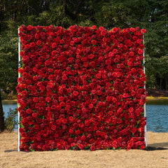 TOPTEN FW009 Artificial Flower Wall 8*8ft for Wedding Party Event Decoration