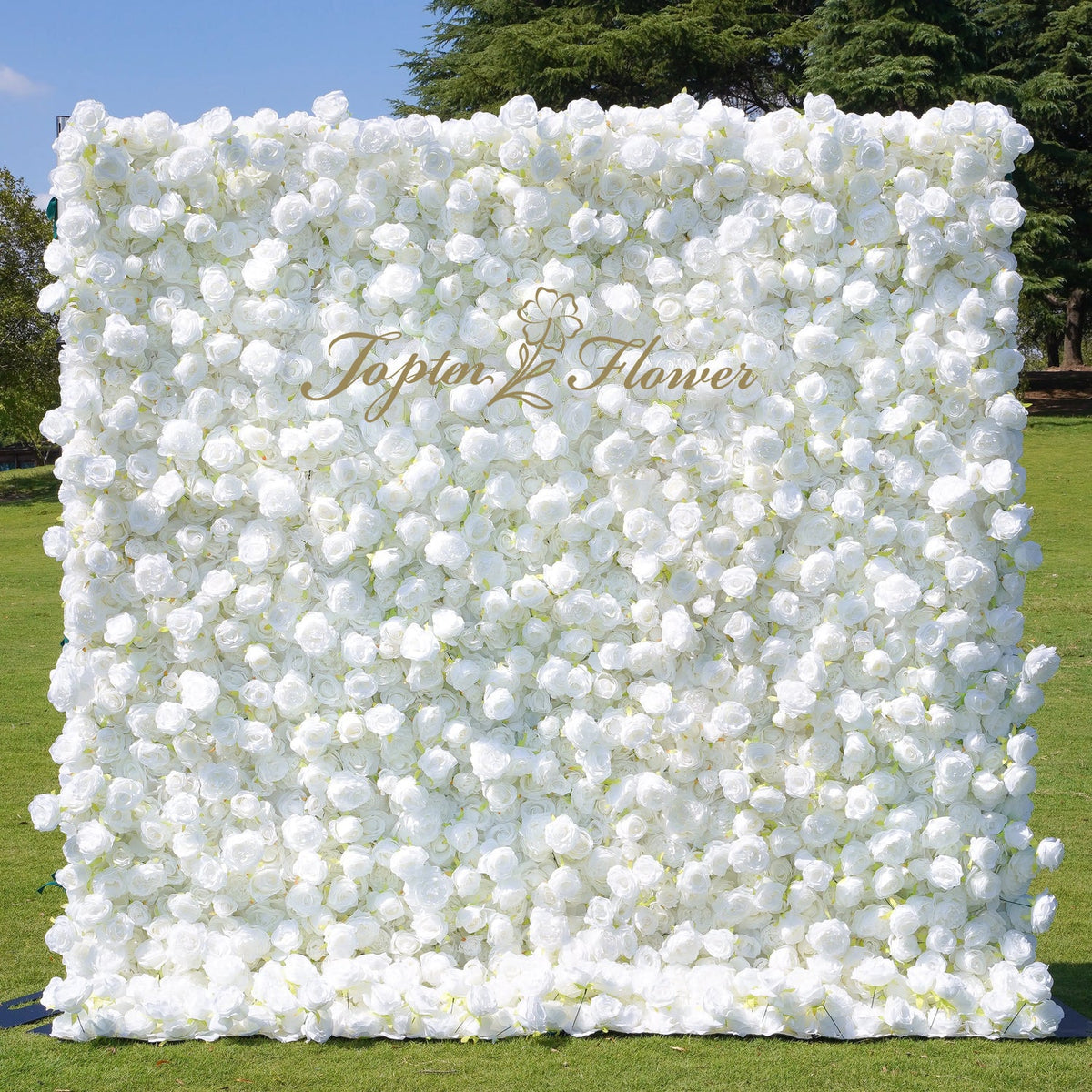 TOPTEN FW021 Artificial Flower Wall 8*8ft for Wedding Party Events Decoration