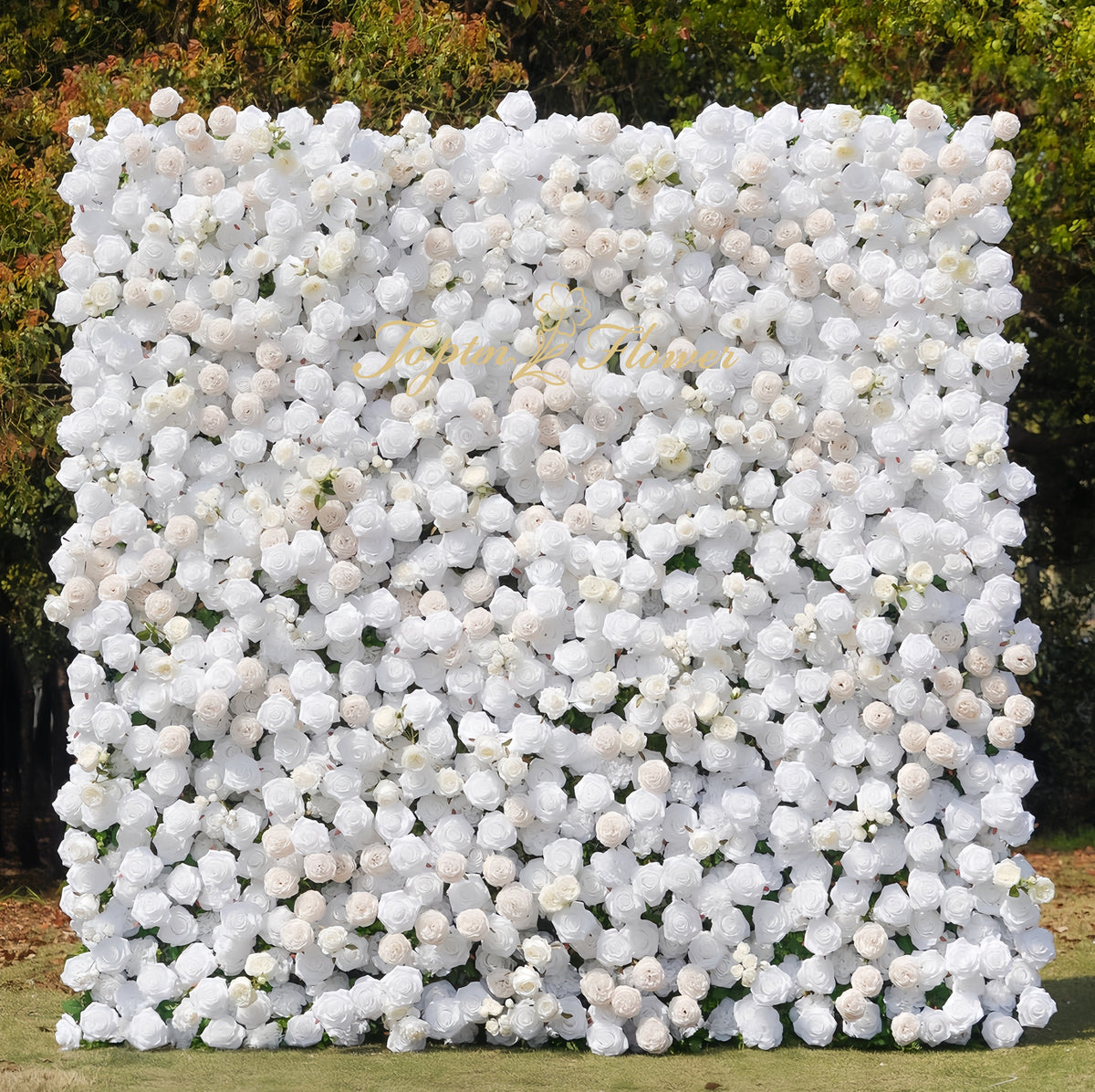 TOPTEN FW018 Artificial Flower Wall 8*8ft for Wedding Party Event Decoration