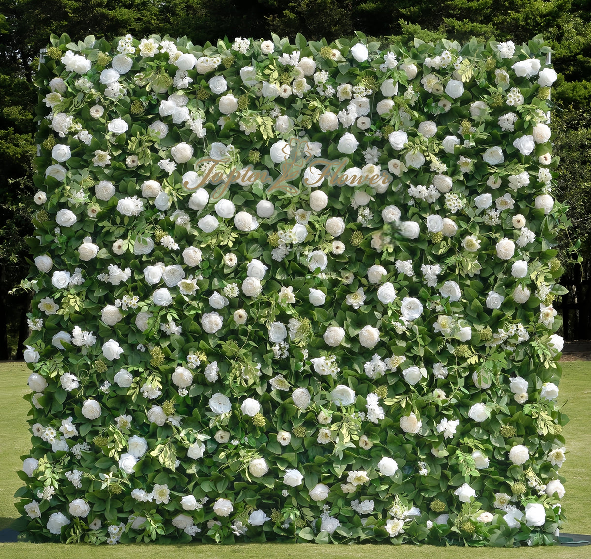 TOPTEN FW014 Artificial Flower Wall 8*8ft for Wedding Party Event Decoration