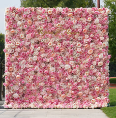 TOPTEN FW017 Artificial Flower Wall 8*8ft for Wedding Party Event Decoration