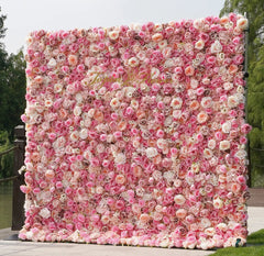 TOPTEN FW017 Artificial Flower Wall 8*8ft for Wedding Party Event Decoration