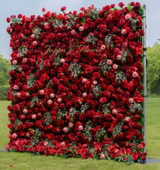 TOPTEN FW010 Artificial Flower Wall 8*8ft for Wedding Party Event Decoration