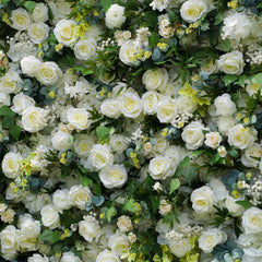 TOPTEN FW016 Artificial Flower Wall 8*8ft for Wedding Party Event
