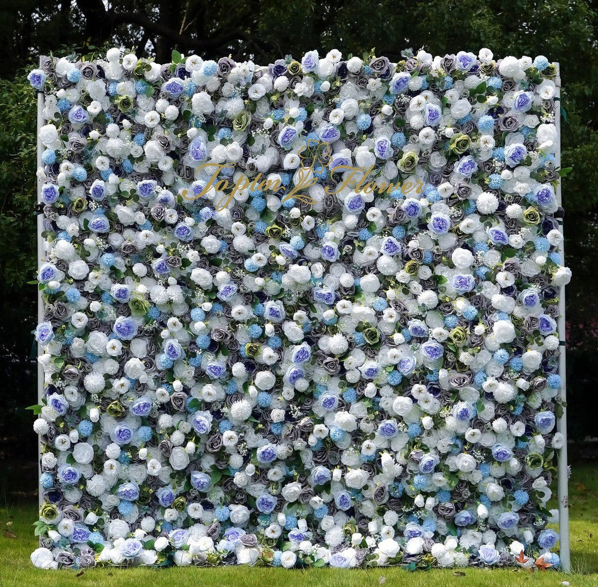 TOPTEN FW019 Artificial Flower Wall 8*8ft for Wedding Party Event Decoration