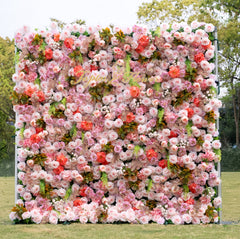 TOPTEN FW023 Artificial Flower Wall 8*8ft for Wedding Party Events Decoration