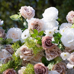 TOPTEN FW022 Artificial Flower Wall 8*8ft for Wedding Party Events Decoration