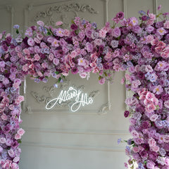 TOPTEN FW002 Artificial 7D Flower Wall 8*8ft for Wedding Party Event Decoration