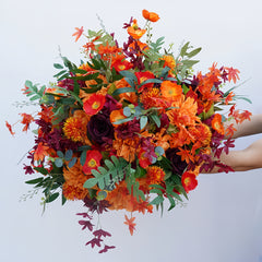 TOPTEN FB015 Artificial Flower Centerpiece for Wedding Event Decoration