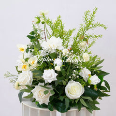 TOTEN BG009 Background 2.4m Artificial Flower for Wedding&Events Decor