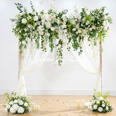 TOTEN BG009 Background 2.4m Artificial Flower for Wedding&Events Decor
