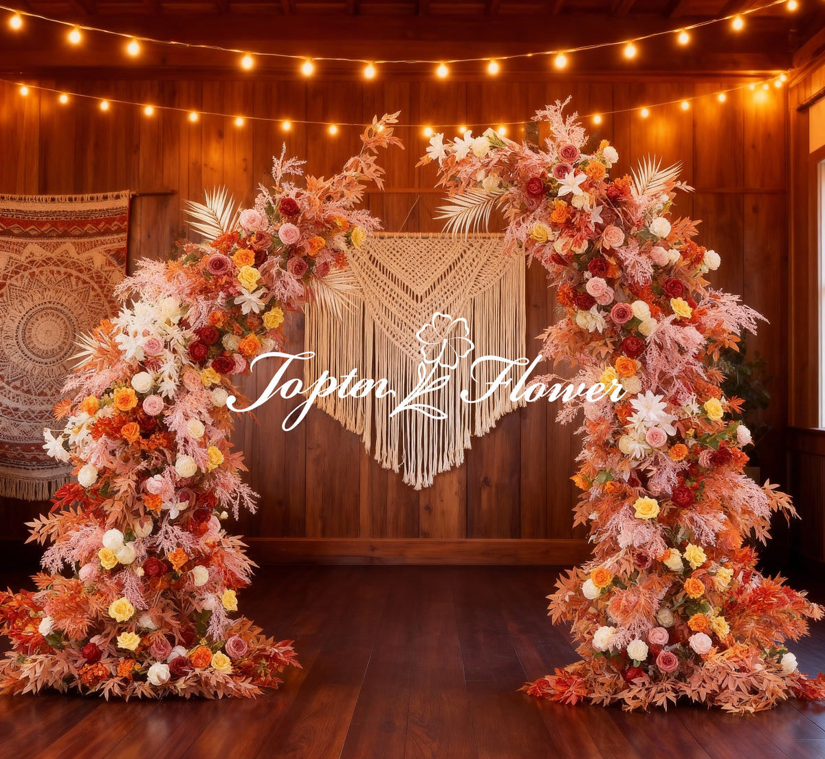 TOPTEN AR020 Artificial Flower 1.8*2.0m Arch for Wedding Events Decor
