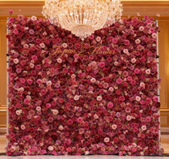 TOPTEN FW026 Artificial Flower Wall 8*8ft for Wedding Party Events Decoration